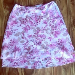 Ann Taylor Floral Skirt